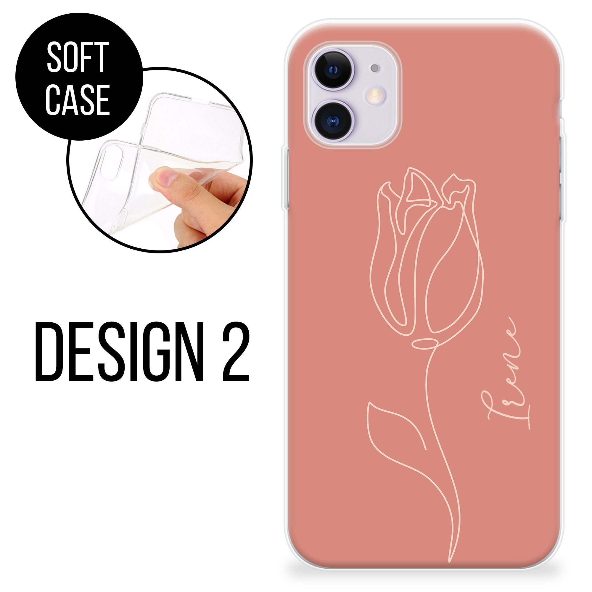 Funda de teléfono personalizada iPhone 11 nombre personalizado iniciales  gran regalo teléfono funda de silicona iPhone 7 8 X Xs max Xr 11 Pro MAX  regalo de Navidad -  México