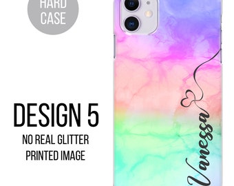 Custom Name Pink Liquid Glitter phone case – Marblefy