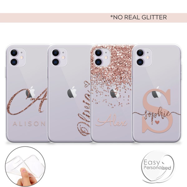 Personalised Phone case iPhone 11 custom name initials great gift phone silicone cover iPhone 7 8 X Xs max Xr 11 Pro MAX  Christmas gift