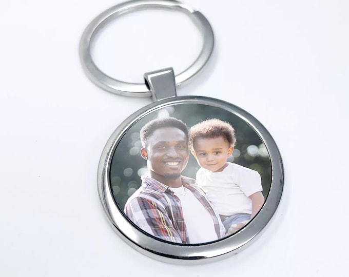 Personalized Round Metal Keychains with Photo Printing – Durable, Stylish, and Vibrant