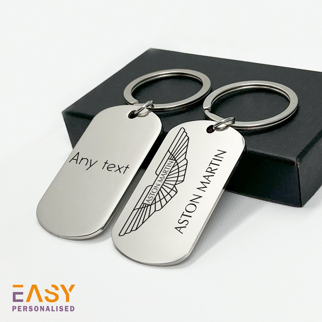 Personalised Car Logo Keyring Laser Engraved Car Logos Keyring Couples ...