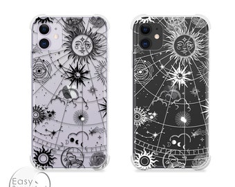 Mystic Zodiac – coque souple antichoc pour iPhone, compatible modèles 13, 12, Mini, 11 Pro, 7, 8 Plus, X, 10, XS Max, XR, SE 2020, cadeau de noël