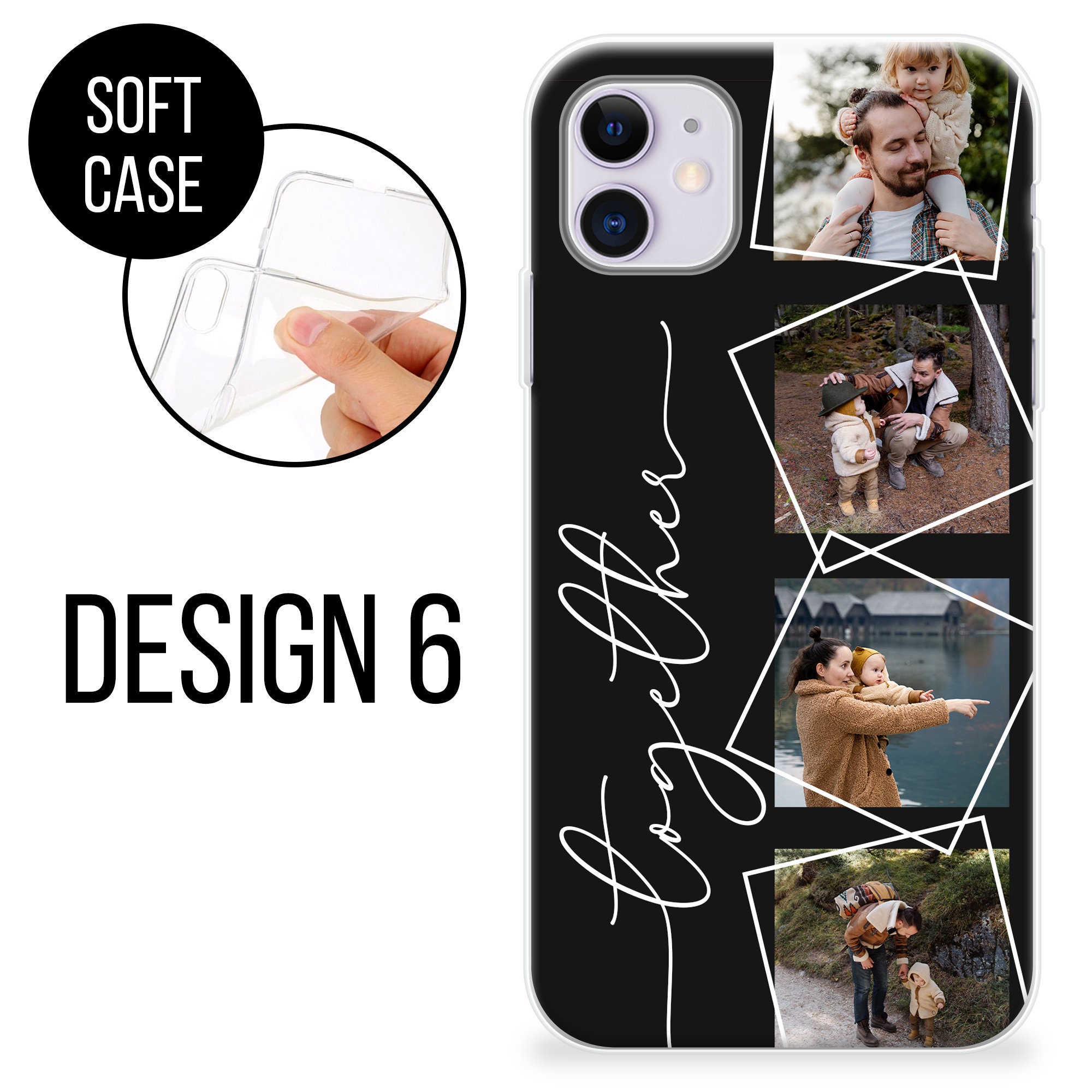  AnNengJing Funda de teléfono con foto personalizada para iPhone  14 Promax de 6.7 pulgadas, funda de TPU suave personalizada con absorción  de golpes para iPhone 14 Promax de 6.7 pulgadas, diseña