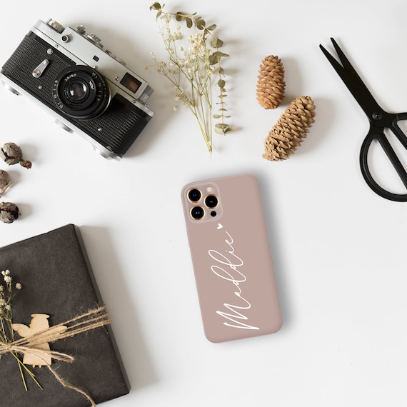 Personalized iPhone Case: Custom Name Silicone Cover