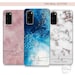 PERSONALIZED initials custom name with hearts clear soft silicone marble phone case for Samsung Galaxy S8 S8+ S9 S9+ S10 S10+ S20
