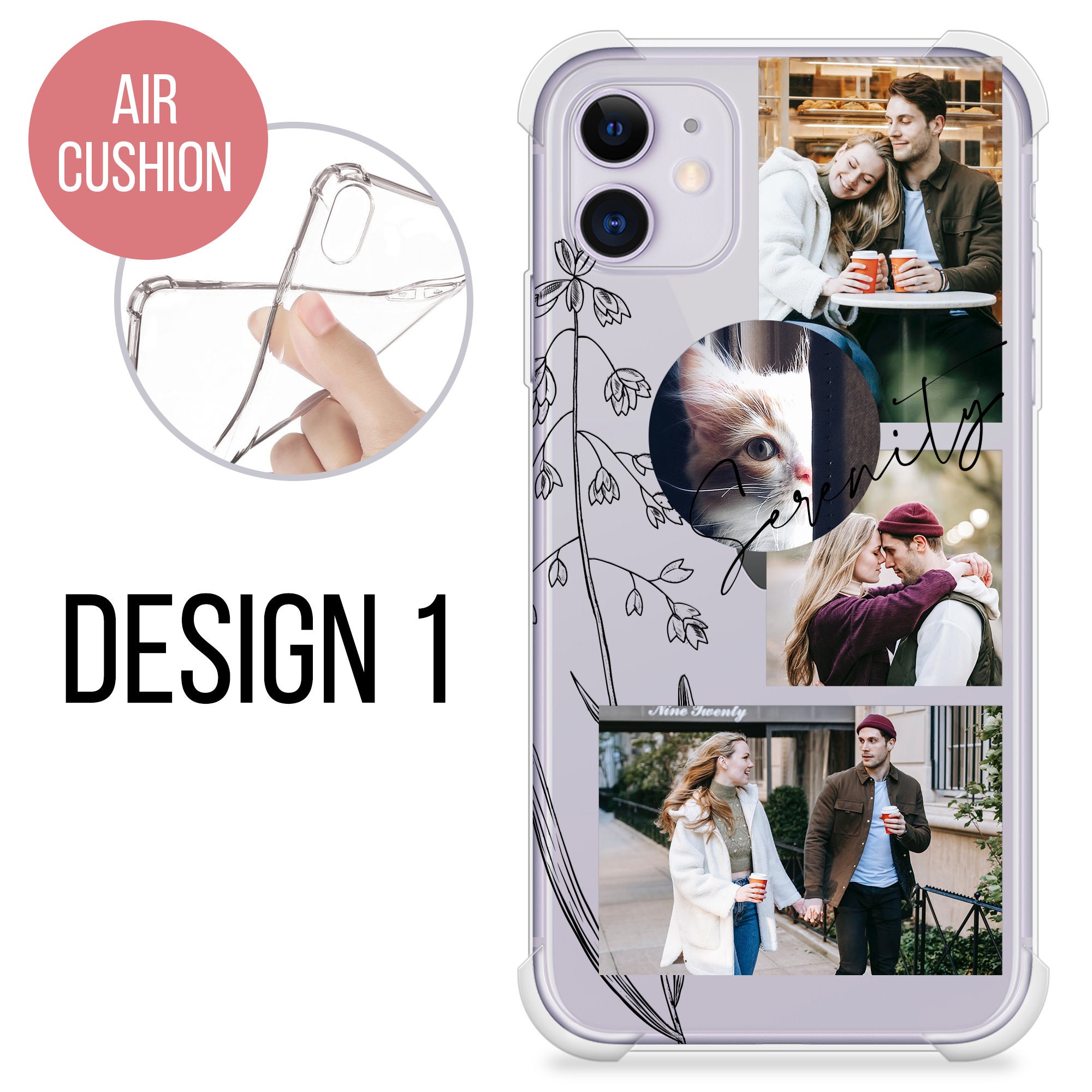 Personalised with collage Phone shockproof soft phone case Etsy