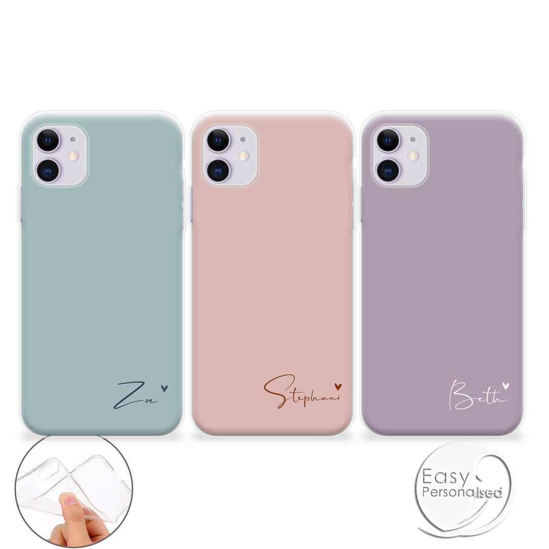 Personalized Custom Initial Name Leather Phone Cover For iPhone 14 13 Pro  Max 12 11 X XR XS Max 7 8 Plus 6 s MiNi Phone Case - AliExpress