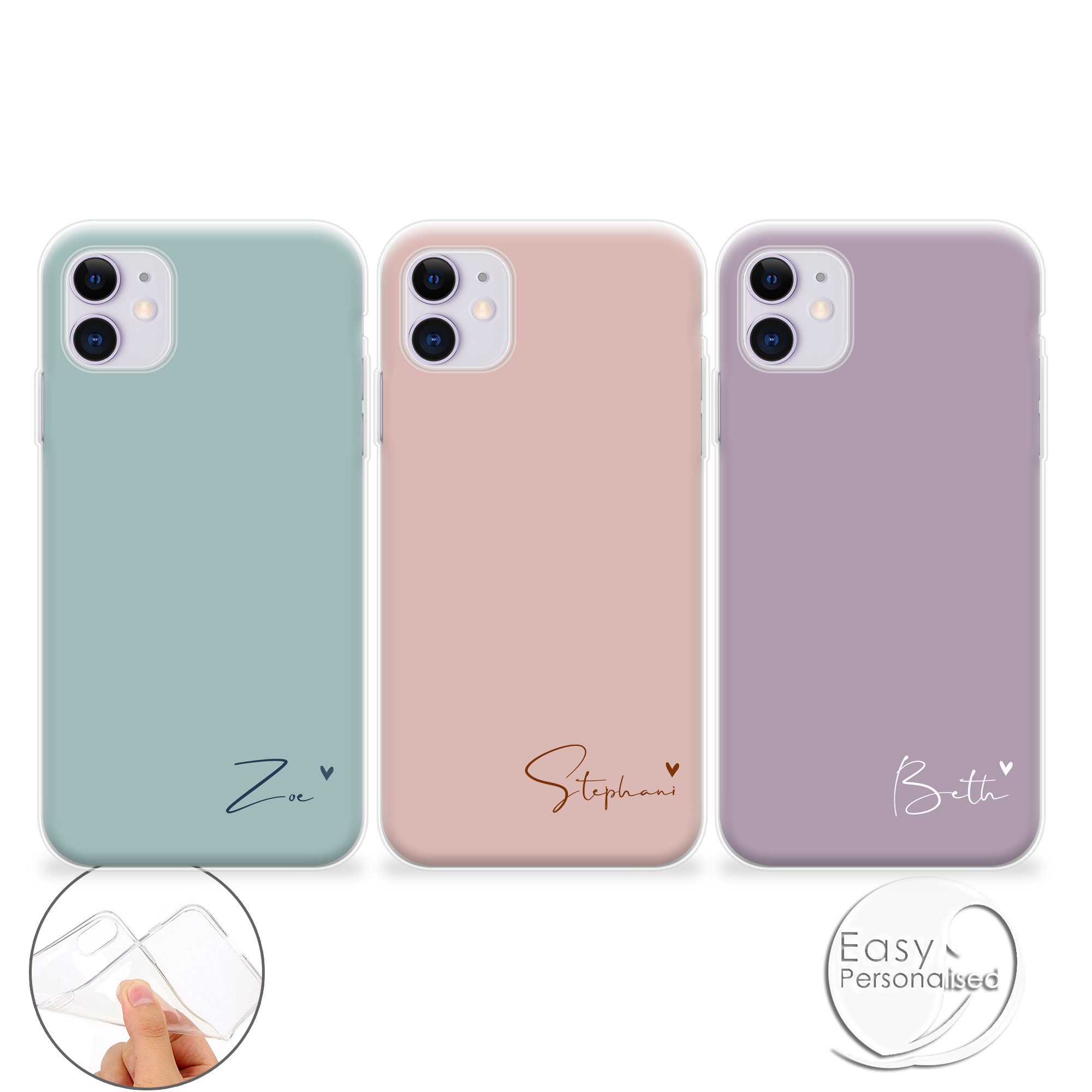 Standaard openbaar verteren Personalised Phone Case Iphone 11 Custom Name Initials Phone - Etsy