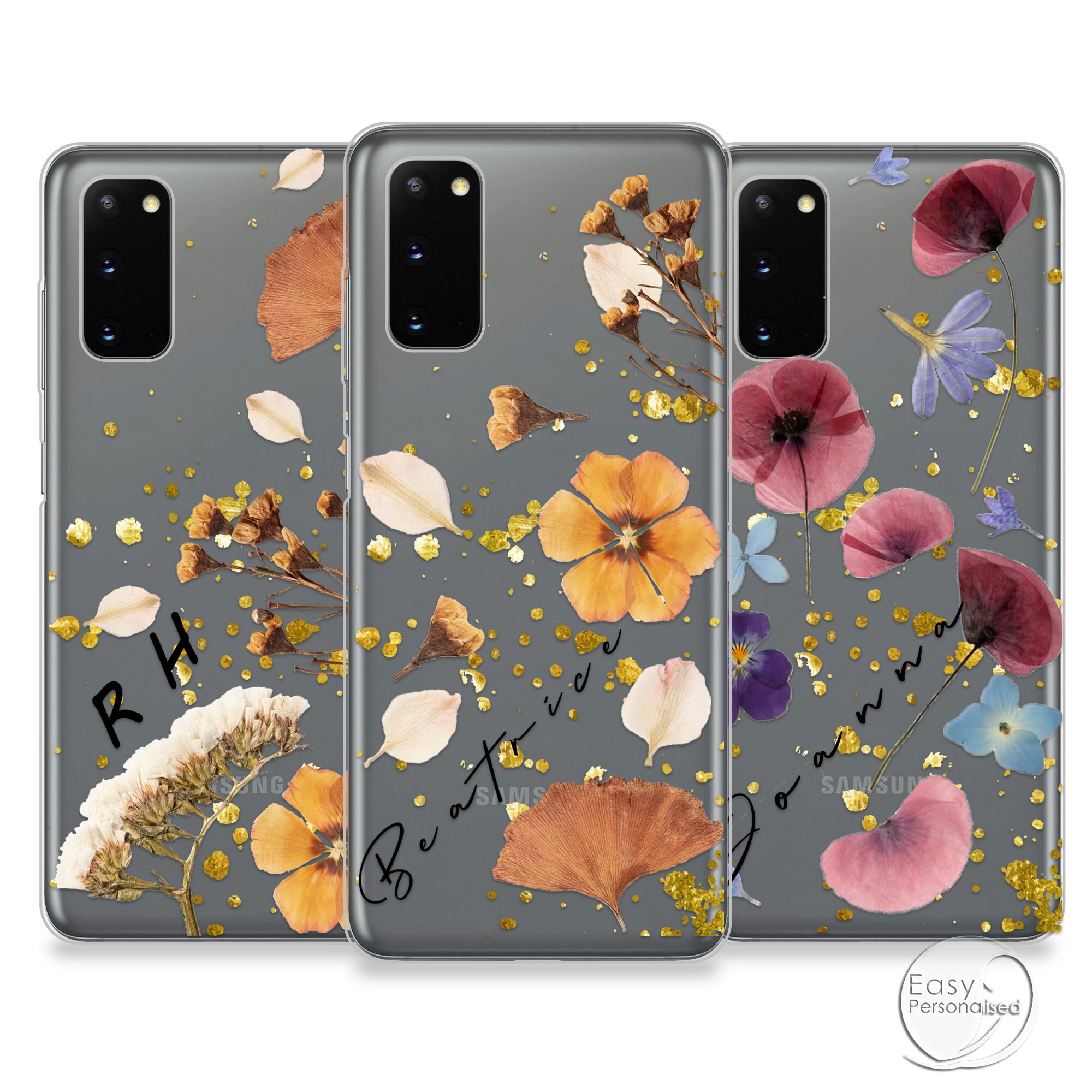 Personalised phone case for Samsung with initials and custom Etsy