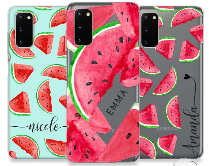 Personalised phone case for Samsung with initials and custom name soft silicone Galaxy S8 S9 Plus S10e S20 S20 Plus S20 UltraFather's Day