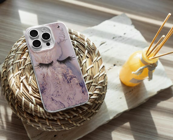 Personalized iPhone Case with Name, Custom Clear Phone Case, Minimalist Aesthetic Cover, Gift for Her, Fast Shipping