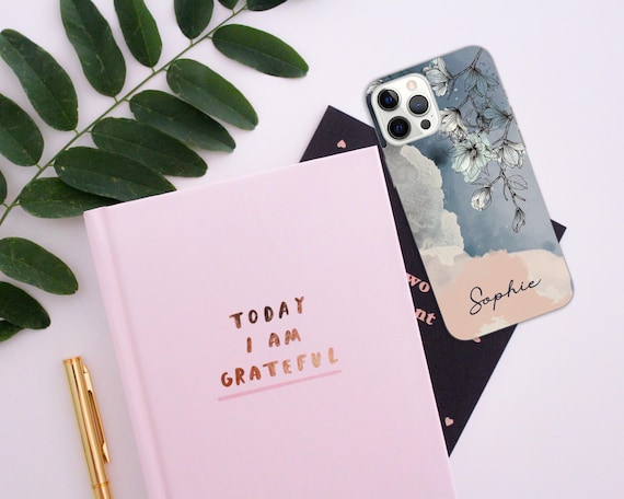 Personalized Magnolia Floral Phone Case: Shockproof iPhone Cover
