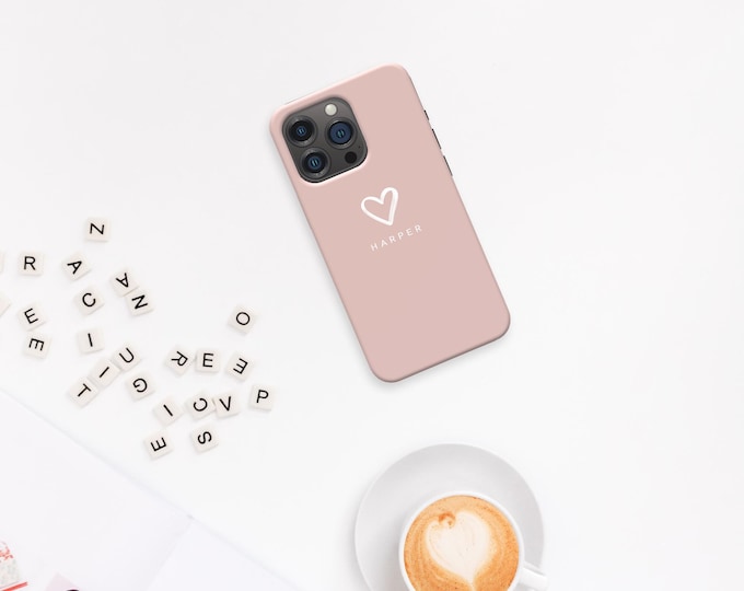 Personalised Phone case iPhone 16 pastel custom name initials phone silicone cover iPhone 7 8 X Xs max Xr 11 Pro MAXFather's Day