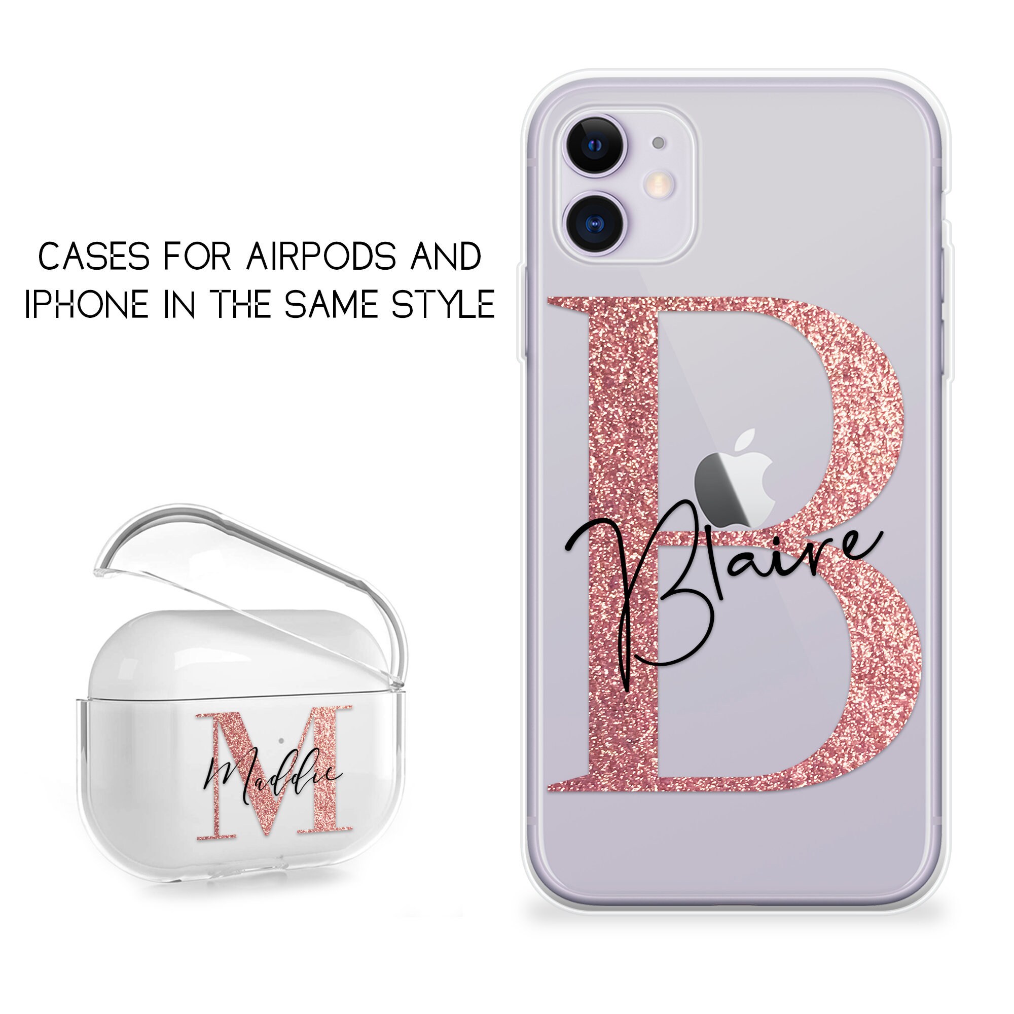 Matching Phone and AirPod Case Etsy UK