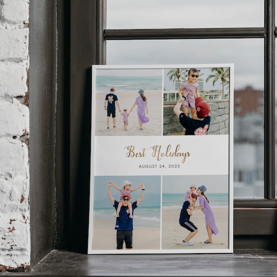 Personalized Photo Collage Frame: Family Keepsake Gift