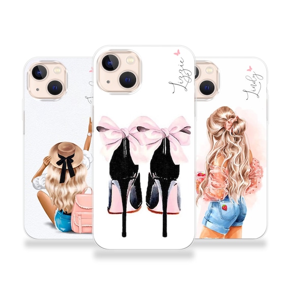 Personalized iPhone Case: Custom Name Initial Silicone Cover