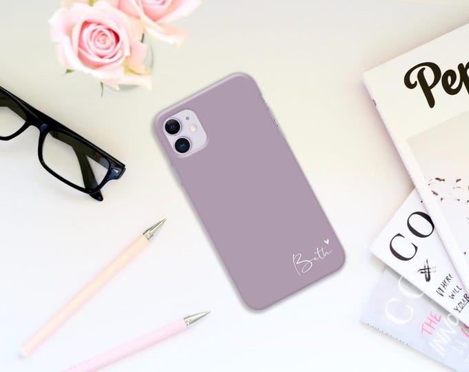 Personalised Phone case iPhone 16 custom name initials phone silicone cover iPhone 5s SE 6 6s Plus 7 8 X Xs max Xr 11 Pro MAXFather's Day