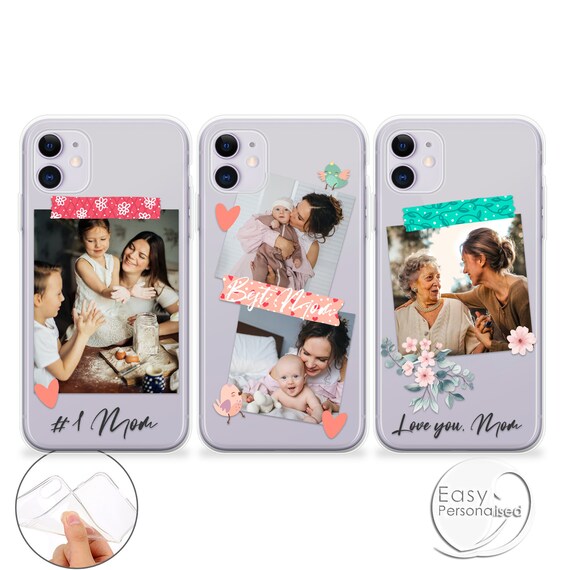 Personalised Photo Collage Phone Case Soft Silicone Cover for Etsy UK