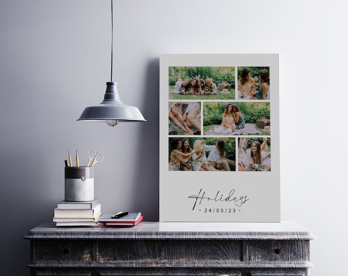 Personalised Canvas Collage. Your Image On Canvas. Custom Canvas. Print Your Own Photo. Ready To Hang CanvasFather's Day