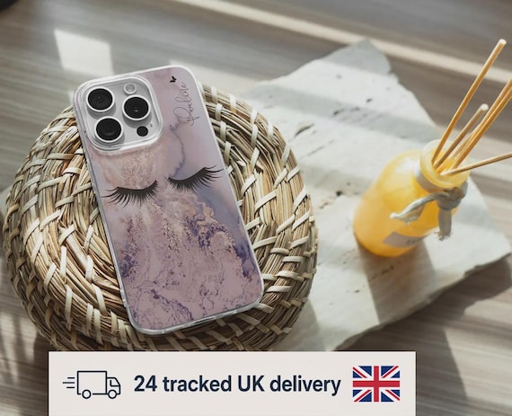 Personalized iPhone Case with Name, Custom Clear Phone Case, Minimalist Aesthetic Cover, Gift for Her, Fast Shipping