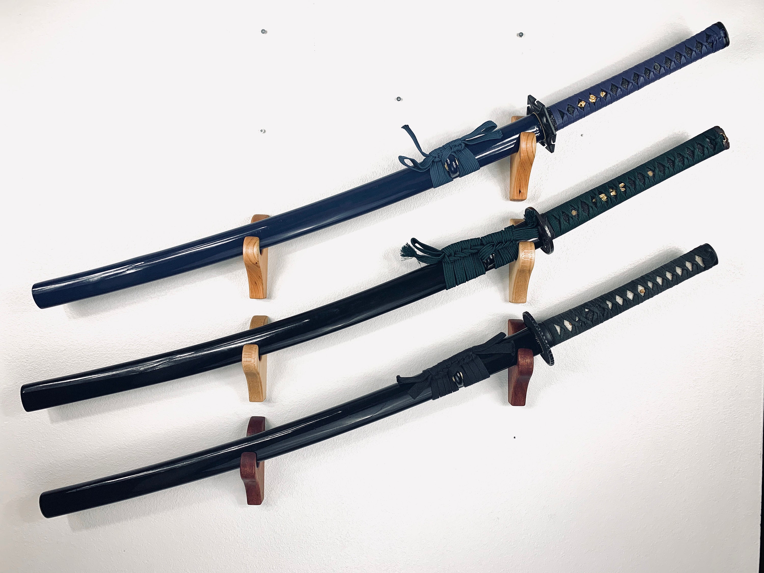 Support Bois Katana, Présentoir Katanas, Accessoire pour Katanas