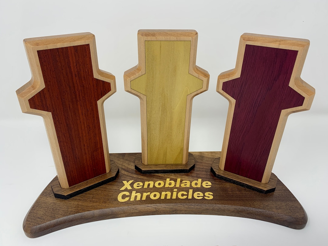 Xenoblade Chronicles Aegis Core Crystal Set Exotic Wood Inlay Pyra