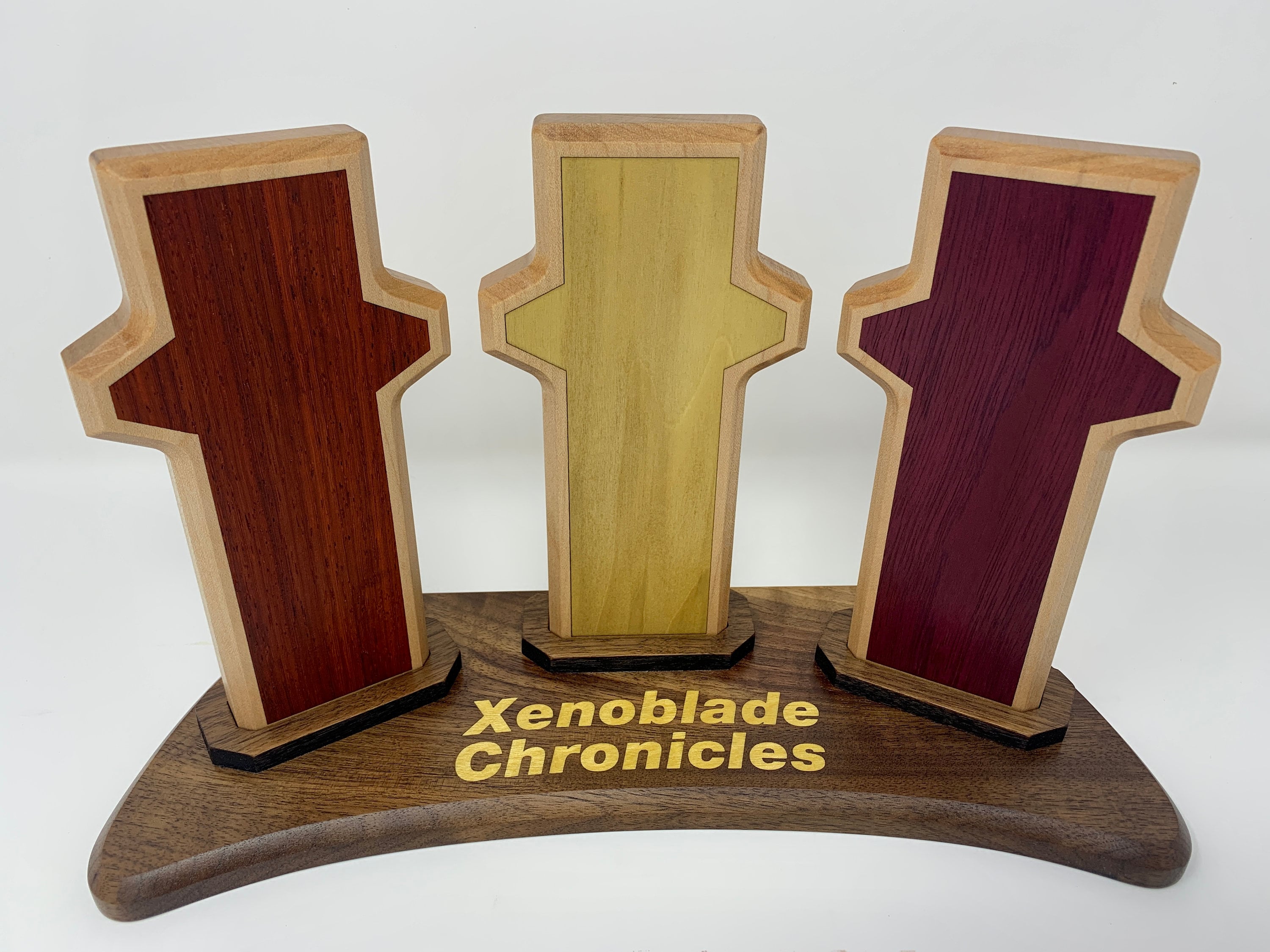 Xenoblade Chronicles Aegis Core Crystal Set ~ Exotic Wood Inlay
