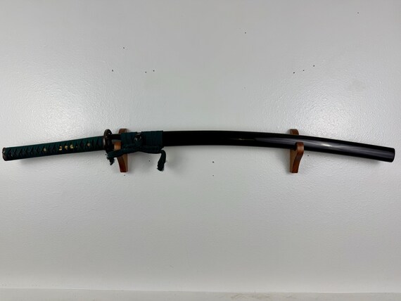 Supporto Verticale Per Katana E Spade – Espositore Da Scrivania A Forma Di Cigno, Base Stabile, Singolo O Doppio Foro - 3