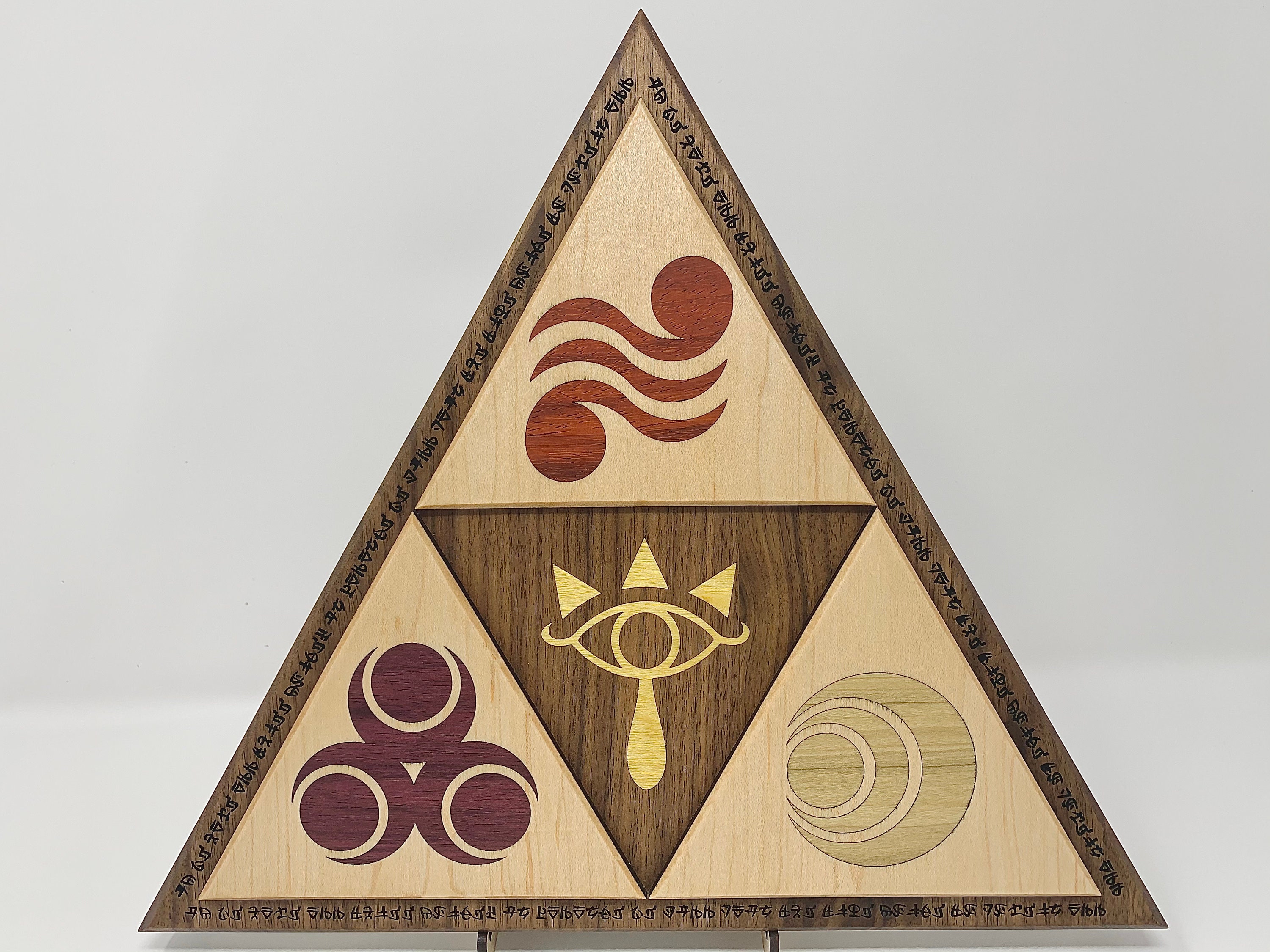 Limited Edition Nintendo Legend of Zelda Wall Art Triforce of Power,  Wisdom, and Courage Video Game Collectible Exotic Wood Inlay - Etsy New  Zealand