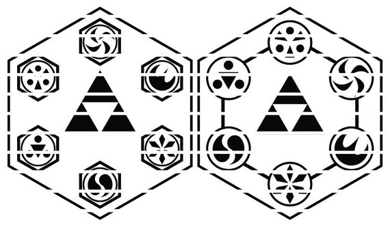 時のオカリナの賢者メダリオン シンボル ~ 高品質のゼルダの伝説