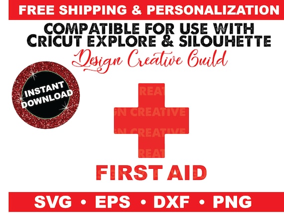 First Aid Svg Dxf Png Eps Perfect For Silouhette And Etsy