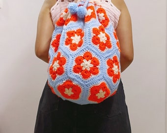 Crochet Hexagon bag pattern
