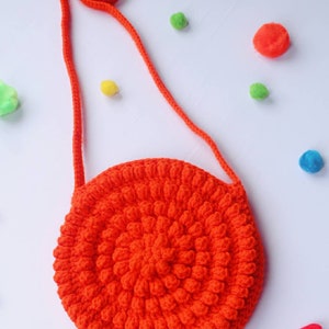 Boho-Chic Delight: The Marigold Circle Bag Crochet Pattern DIY Fashion image 3