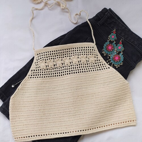 Crochet Halter Top Pattern: Beginner-Friendly Beachwear (PDF Download)