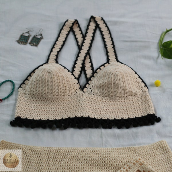 Boho-Chic Bliss: The Summer Bralette Crochet Pattern - DIY Festival Fashion