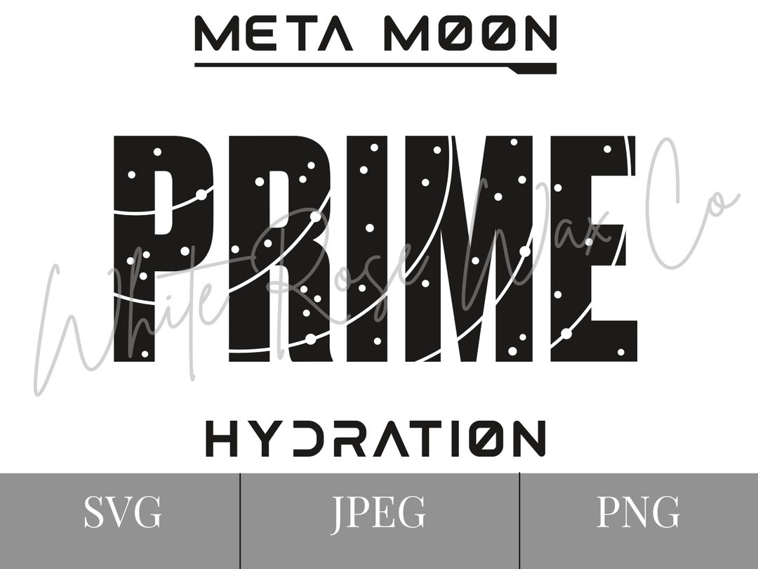 Prime Meta Moon SVG Design PNG Great for Tshirts Hats Etsy UK