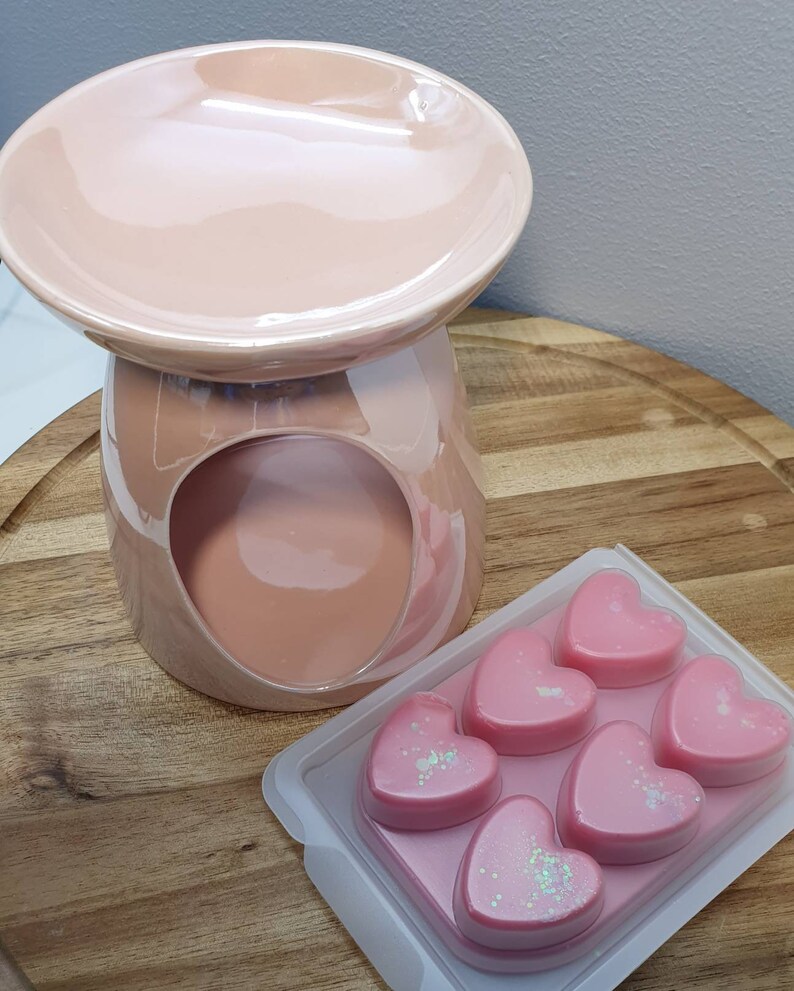 Wax Melt Burner Starter Kit Pink Grey or Marble / Highley Etsy