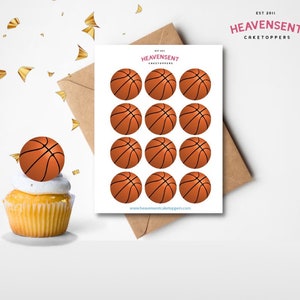 HSS Basketball Glaçage comestible ou gaufrettes sucrées Carte Gâteau Topper Anniversaire Facile à couper Décorations