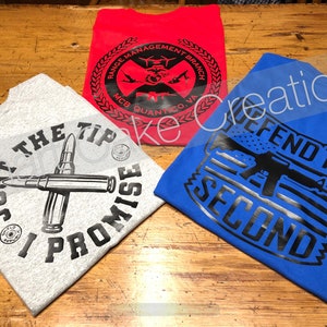 First Responder / Military / 2nd Amendment 2 sided T-shirts