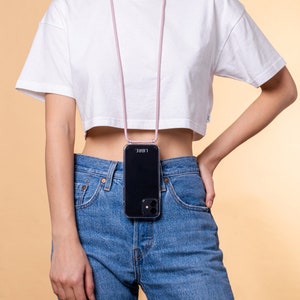Coque Phone Lanyard iPhone 14, étui Samsung Galaxy, collier Phone, étui iPhone crossbody, étui de chaîne iPhone, sangle de téléphone crossbody