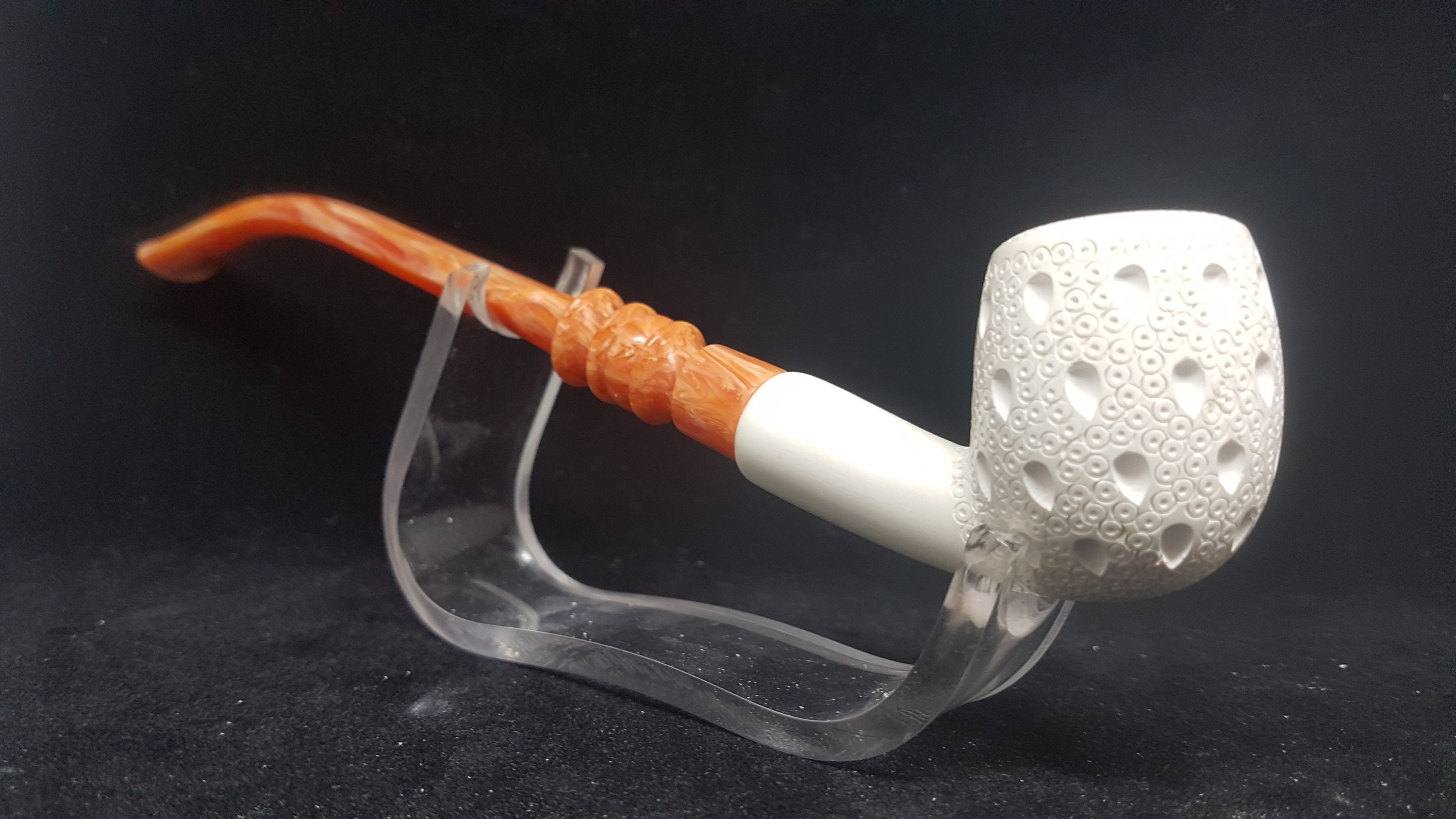 Churchwarden Meerschaum Pipe,hand Carved Meerschaum Pipe,block the Best