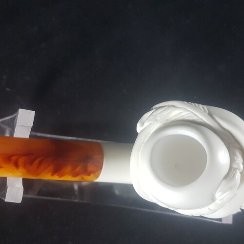 Meeschaum Pipe, Block Meerschaum, Hand-Made shops Pipe, Hand-Carved Pipe, Smooth Pipe, The Best Quality Meerschaum Pipe, Meerschaum-Pfeifen, 海泡石