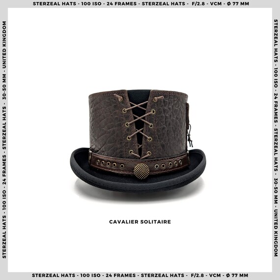 CAVALIER SOLITAIRE Top Hat Steampunk 