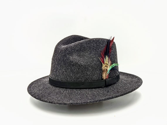 Fedora Hat Wide Brim Trilby Hat Classic 
