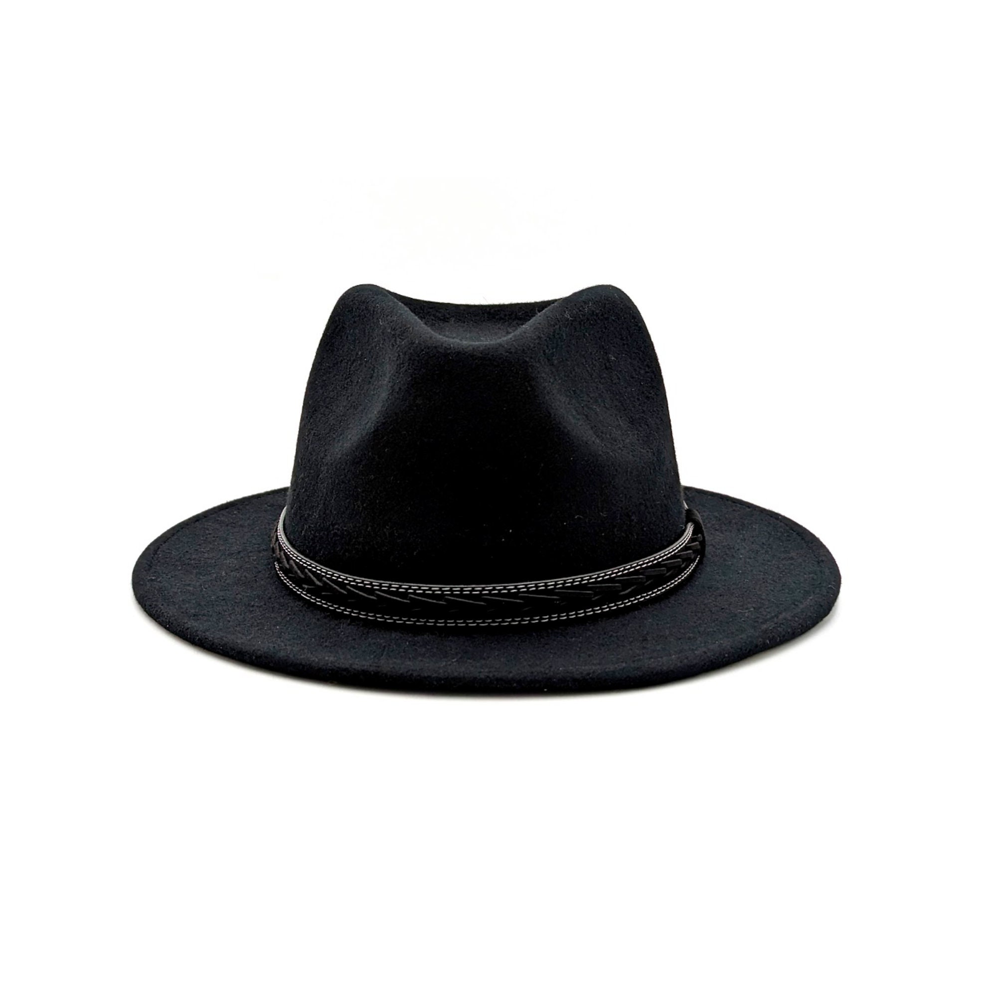 black trilby hat womens