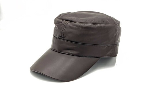 Cuero Gorra ejército de béisbol cadete de - Etsy España