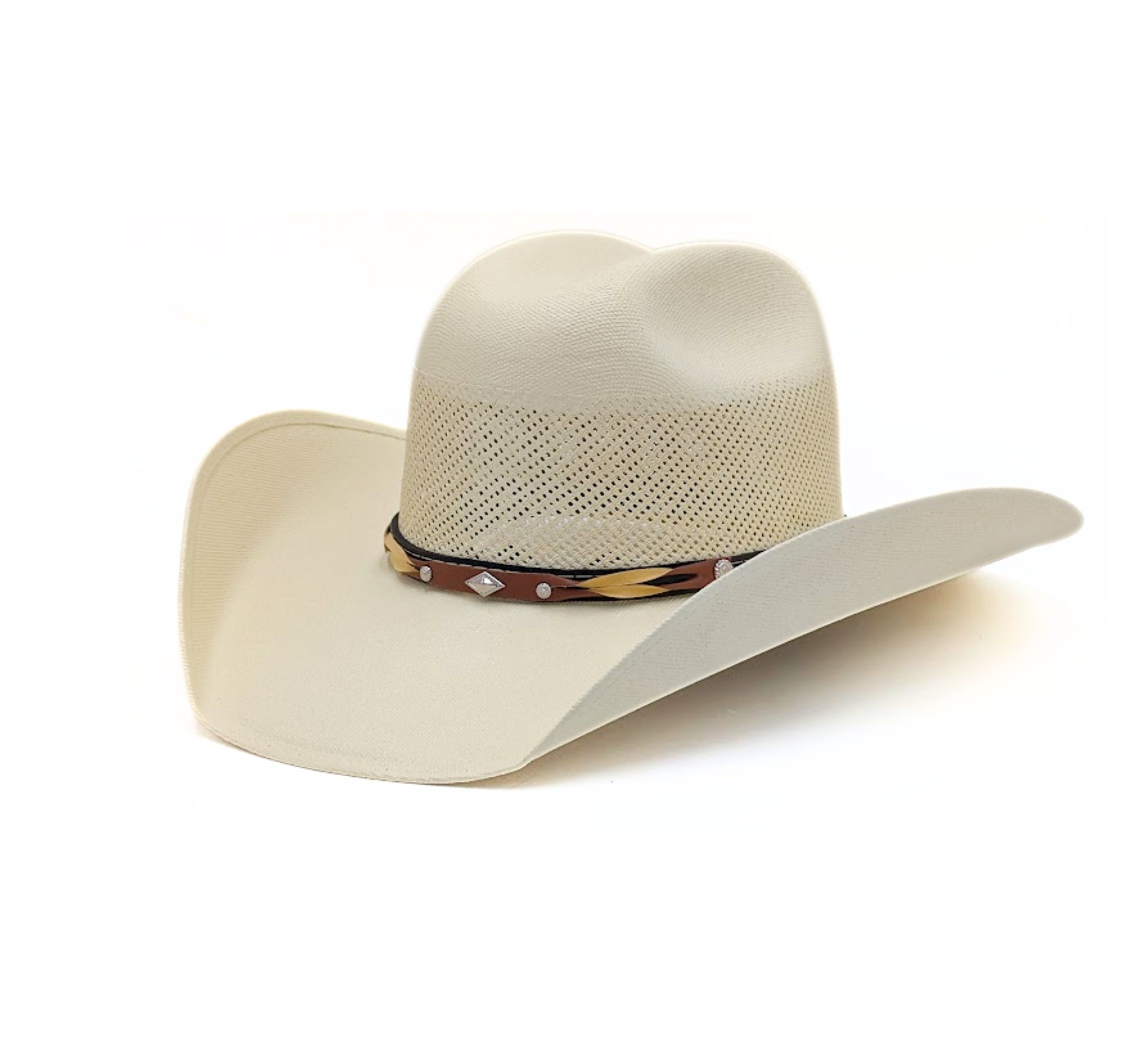 Brown Cattleman Cowboy Hat for Men Women Felt Western Hat for Men