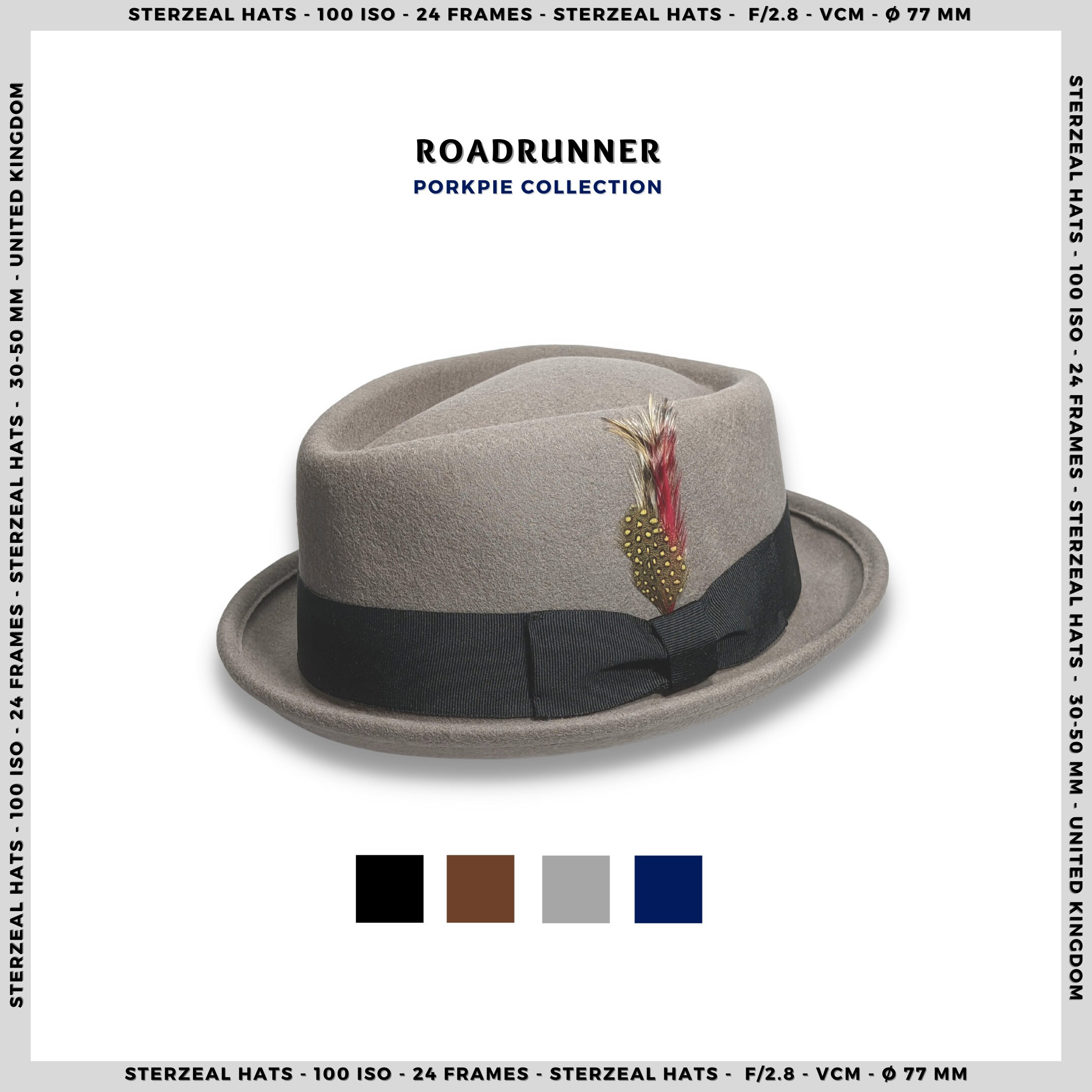 packable pork pie hat