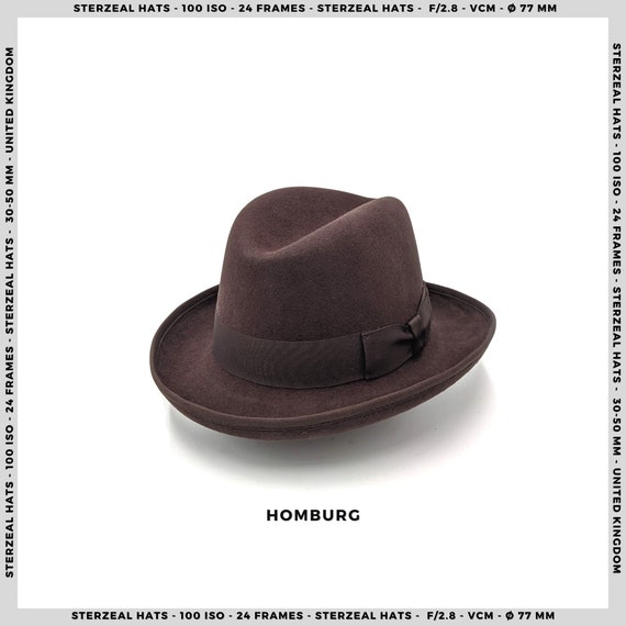 Black Homburg Hat Mens 