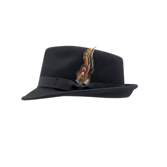 felt trilby hat